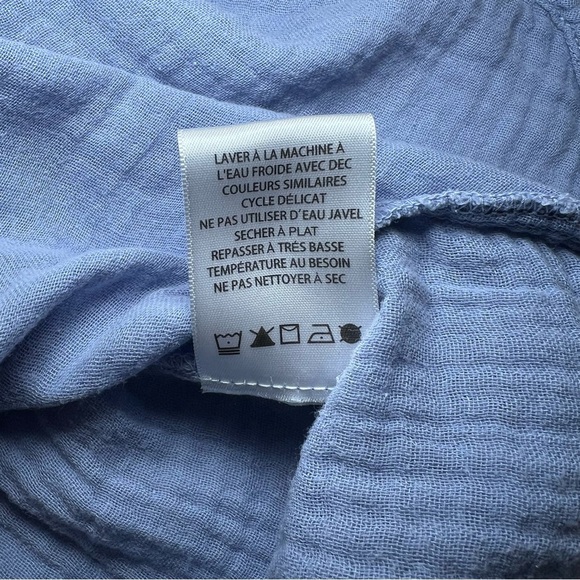 Lola River Short Sleeve Collared V-Neck Tunic Top - Picture 5 of 5